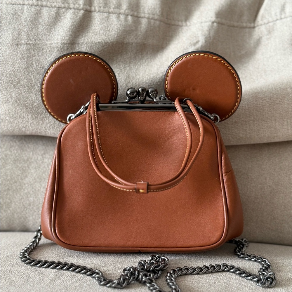 Vintage Coach x Disney collab crossbody handbag